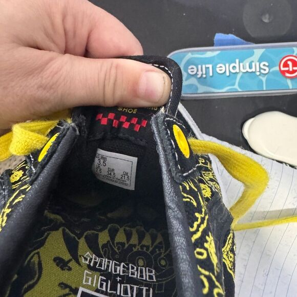 VANS SKATE OLD SKOOL (SPONGEBOB) Kids Size 3.5 Youth - Picture 4 of 4